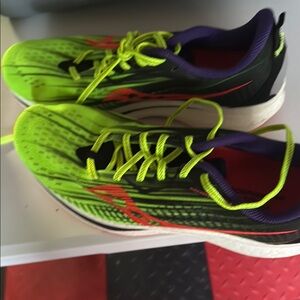 Vibrant Green Running Shoes